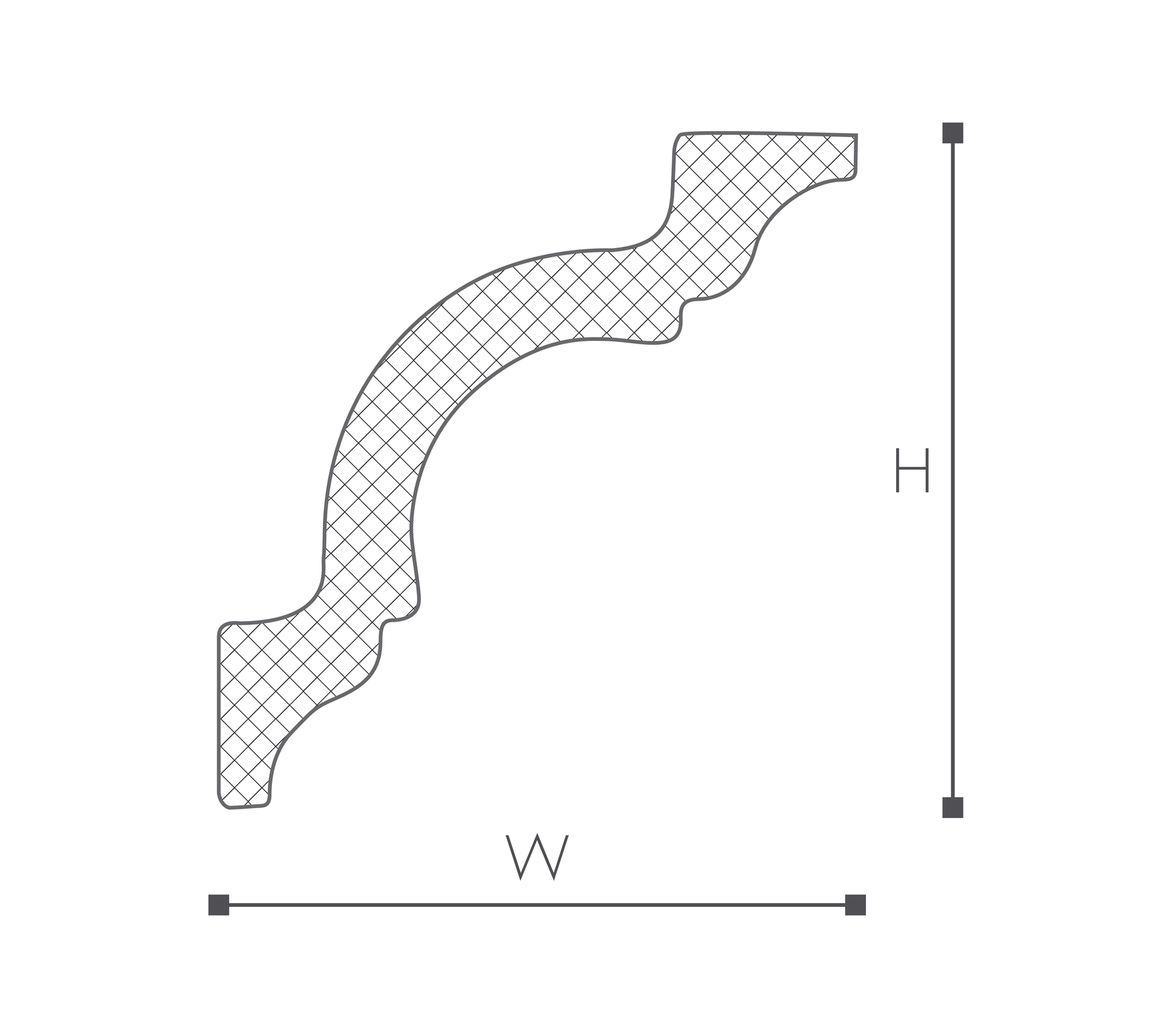 listwa przysufitowa A