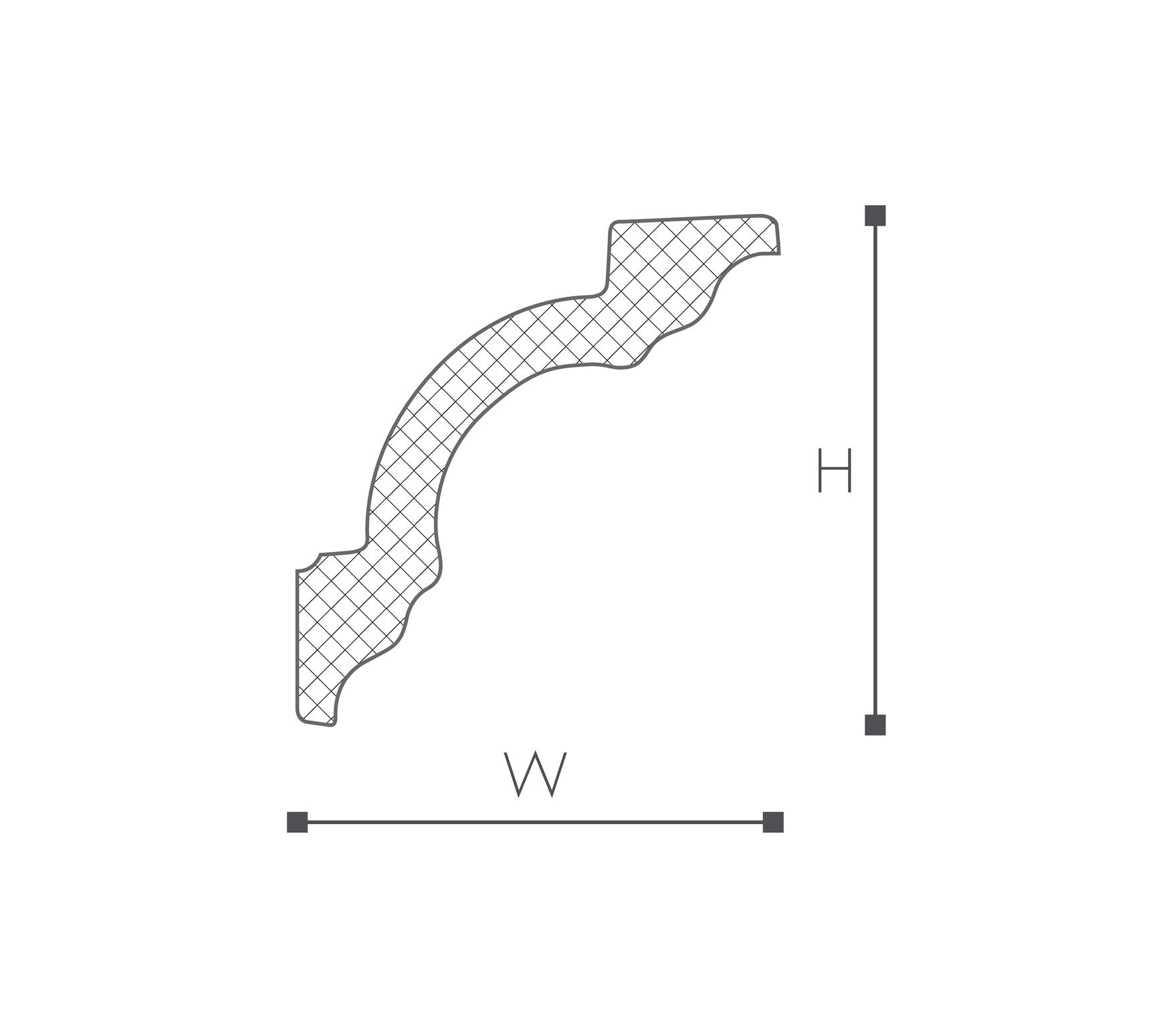listwa przysufitowa A1