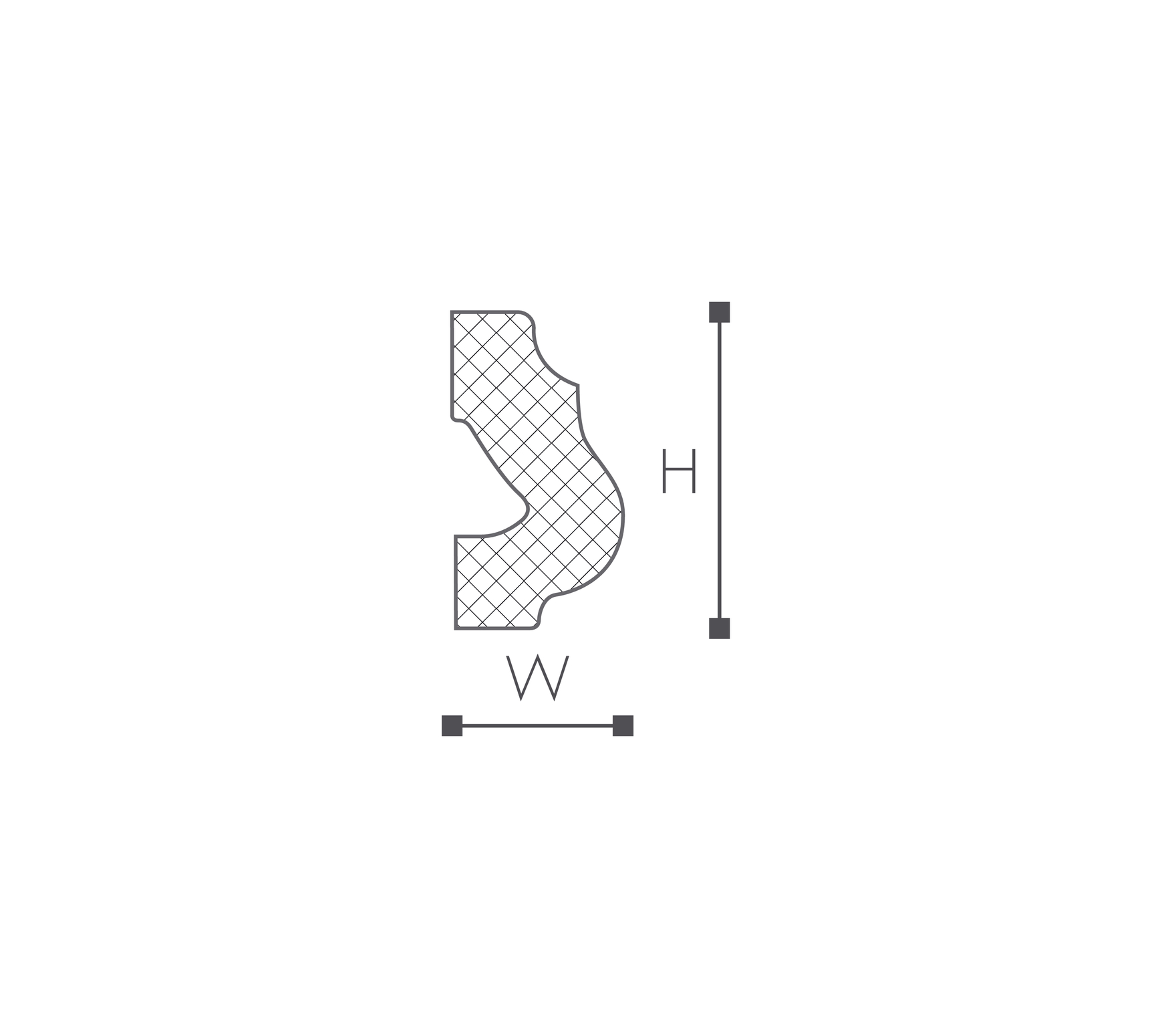 listwa przysufitowa O