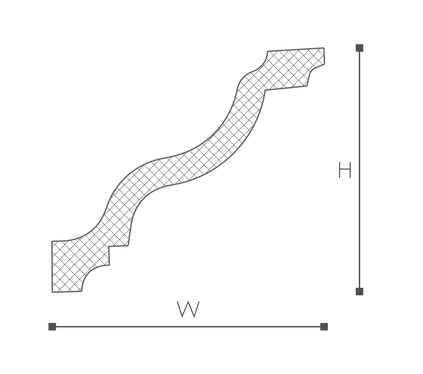 listwa przysufitowa WT11