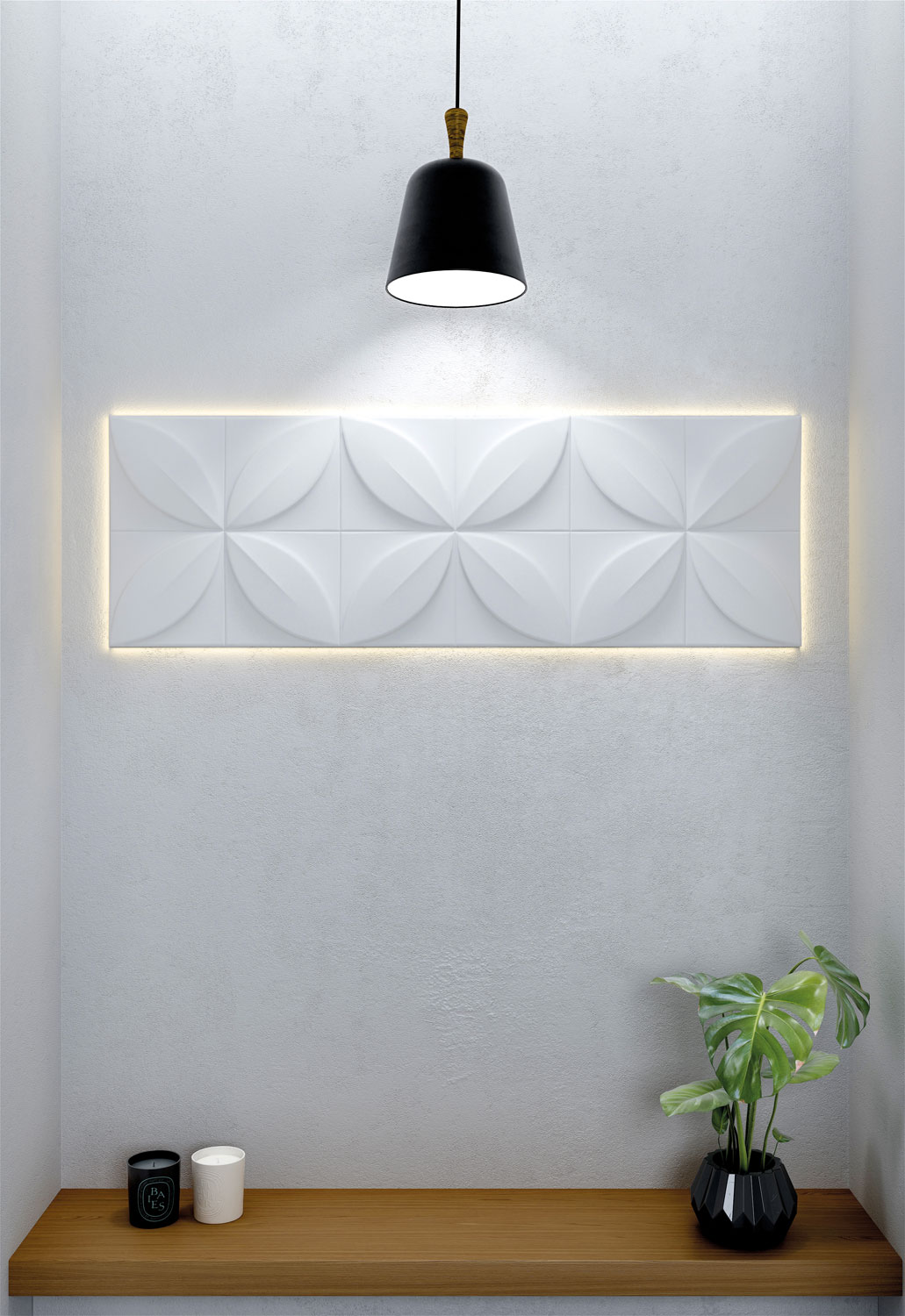 panel ścienny FLOWER